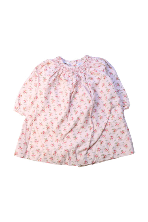A Pink Long Sleeve Dresses from Ralph Lauren in size 3-6M for girl. (Front View)