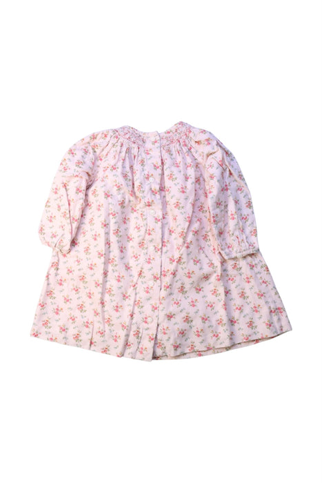 A Pink Long Sleeve Dresses from Ralph Lauren in size 3-6M for girl. (Back View)