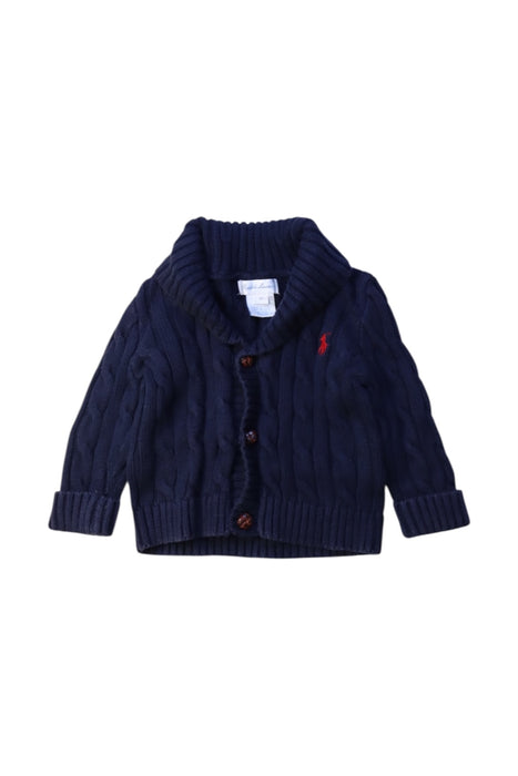 A Navy Cardigans from Ralph Lauren in size 3-6M for boy. (Front View)