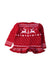 A Red Knit Sweaters from Ralph Lauren in size 6-12M for girl. (Back View)