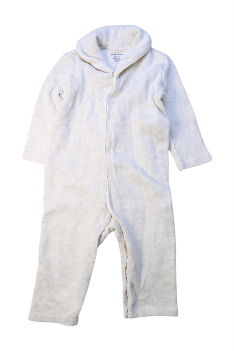 A White Onesies from Ralph Lauren in size 6-12M for boy. (Front View)