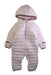 A Pink Snowsuits from Nike in size 12-18M for girl. (Front View)