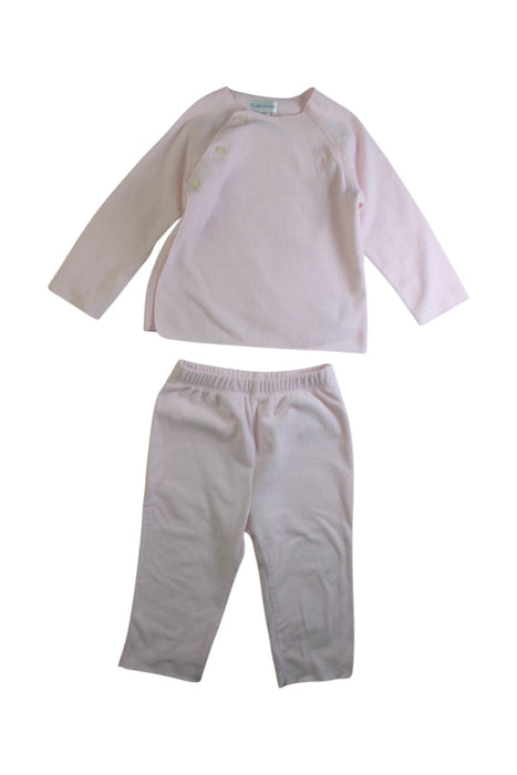 A Pink Pants Sets from Ralph Lauren in size 6-12M for girl. (Front View)