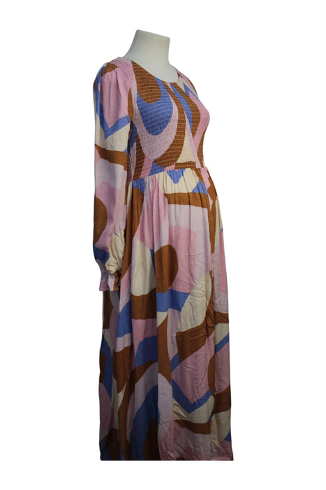 A Multicolour Long Sleeve Dresses from Mister Zimi in size Maternity-XS for maternity. (Back View)