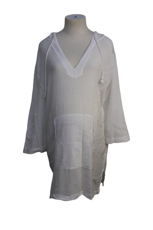 A White Cover Ups from Seafolly in size Maternity-XS for maternity. (Front View)