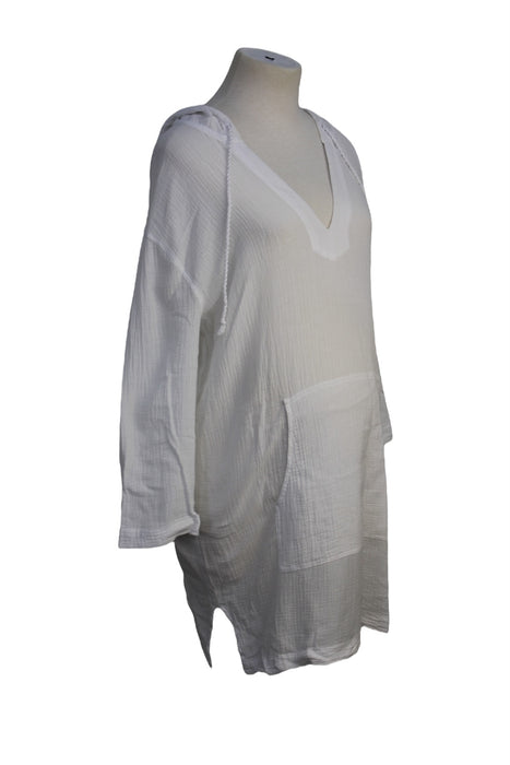 A White Cover Ups from Seafolly in size Maternity-XS for maternity. (Back View)