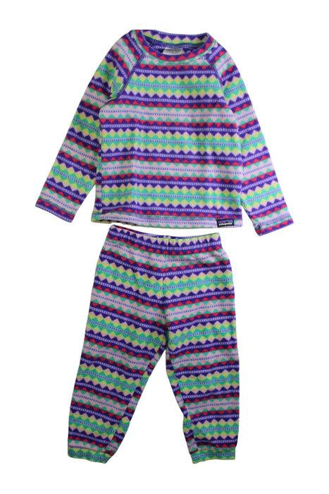 A Purple Pants Sets from Patagonia in size 2T for neutral. (Front View)