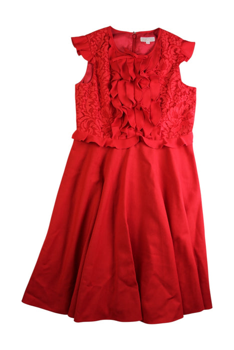 A Red Sleeveless Dresses from Nicholas & Bears in size 12Y for girl. (Front View)