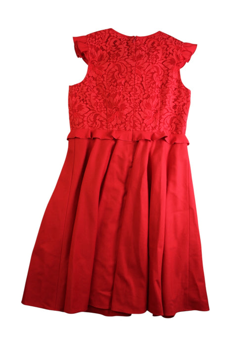 A Red Sleeveless Dresses from Nicholas & Bears in size 12Y for girl. (Back View)