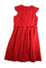 A Red Sleeveless Dresses from Nicholas & Bears in size 12Y for girl. (Back View)