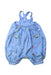 A Blue Overall Shorts from Stella McCartney in size 3-6M for girl. (Front View)