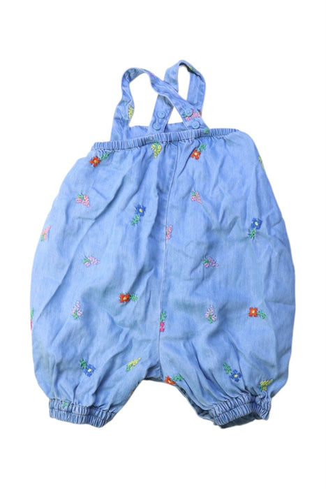 A Blue Overall Shorts from Stella McCartney in size 3-6M for girl. (Back View)