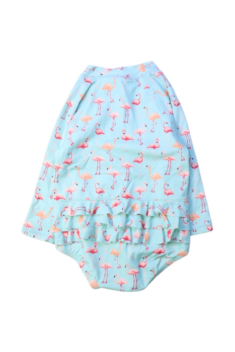 A Blue Rash Guards from Janie & Jack in size 6-12M for girl. (Back View)