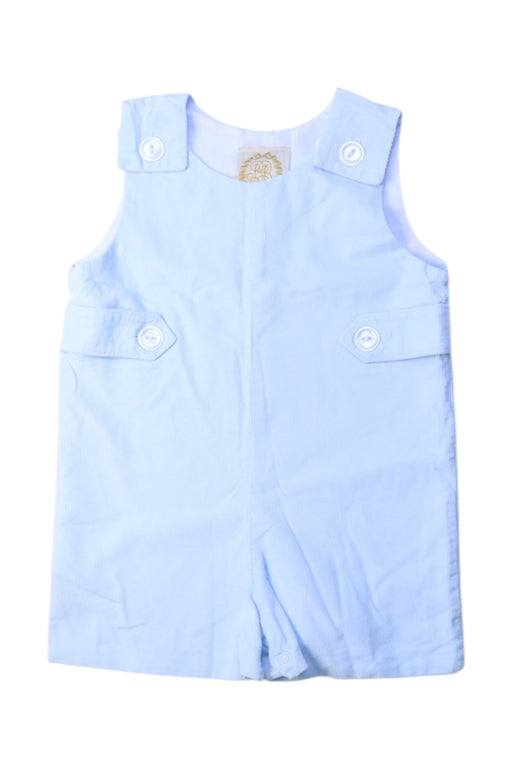 A Blue Sleeveless Rompers from The Beaufort Bonnet Company in size 6-12M for boy. (Front View)