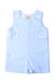 A Blue Sleeveless Rompers from The Beaufort Bonnet Company in size 6-12M for boy. (Front View)