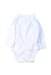 A White Long Sleeve Bodysuits from Mori in size 0-3M for boy. (Back View)