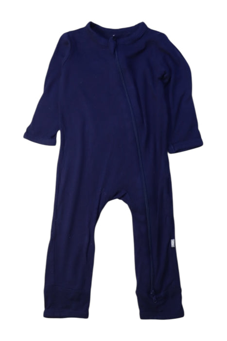 A Navy Onesies from Kyte Baby in size 3-6M for boy. (Front View)
