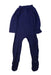 A Navy Onesies from Kyte Baby in size 6-12M for boy. (Front View)
