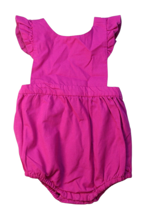 A Pink Sleeveless Rompers from Jacadi in size 6-12M for girl. (Front View)