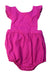 A Pink Sleeveless Rompers from Jacadi in size 6-12M for girl. (Front View)