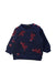 A Navy Crewneck Sweatshirts from Paul Smith in size 6-12M for boy. (Front View)