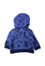 A Blue Hooded Sweatshirts from Catimini in size 3-6M for boy. (Back View)
