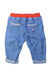 A Blue Jeans from Sergent Major in size 3-6M for boy. (Back View)