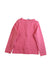 A Pink Cardigans from Petit Bateau in size 3T for girl. (Back View)