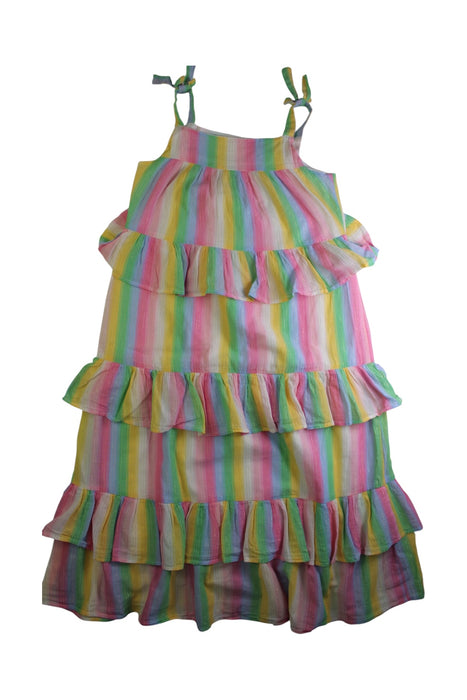 A Multicolour Sleeveless Dresses from Boden in size 11Y for girl. (Back View)
