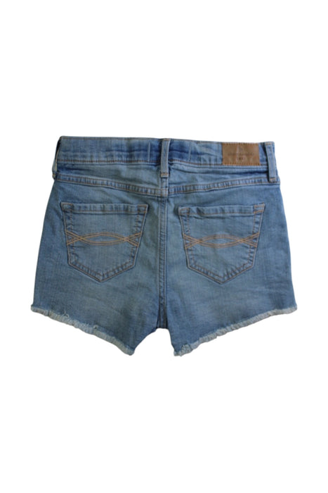 A Blue Shorts from Abercrombie & Fitch in size 11Y for girl. (Back View)