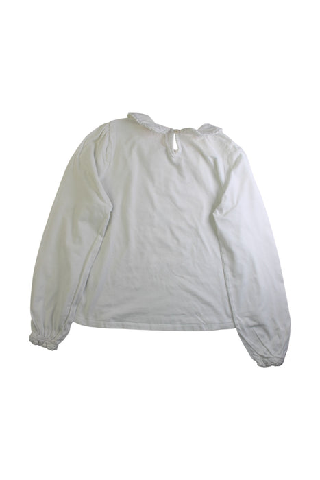 A White Long Sleeve Tops from Boden in size 11Y for girl. (Back View)