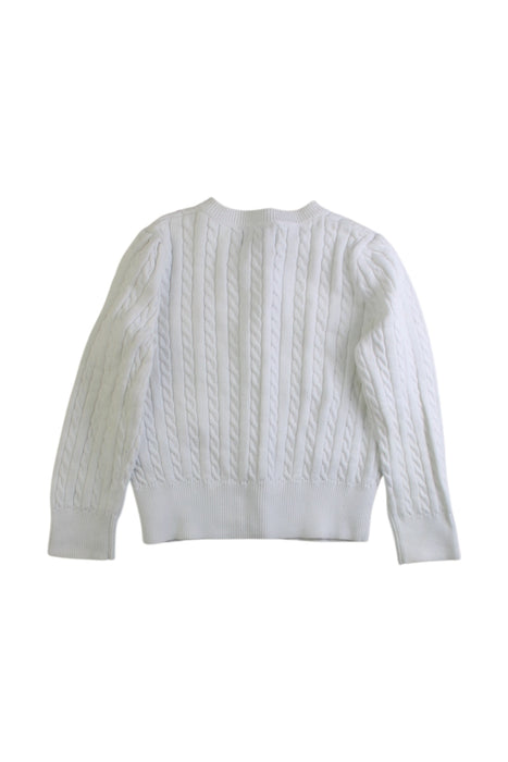 A White Cardigans from Polo Ralph Lauren in size 3T for girl. (Back View)