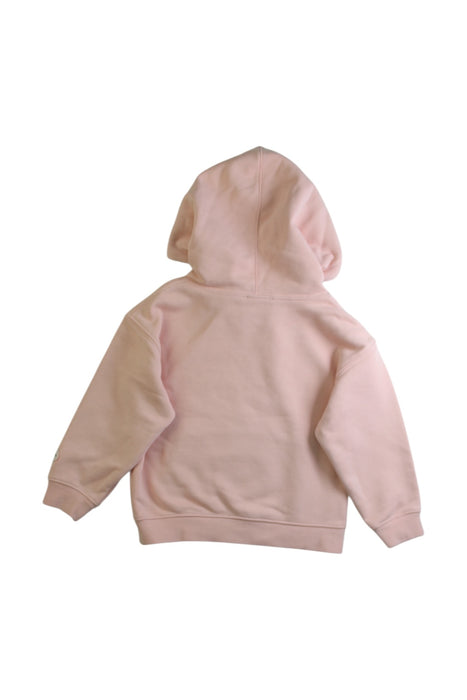 A Pink Hooded Sweatshirts from Marithé & Francois Girbaud in size 2T for girl. (Back View)