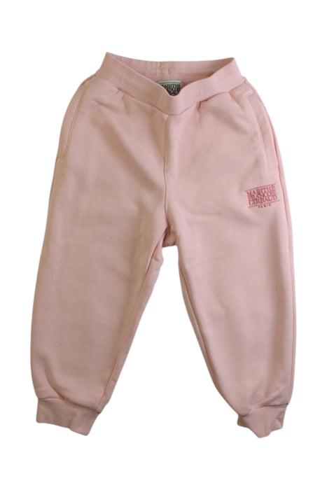 A Pink Sweatpants from Marithé & Francois Girbaud in size 2T for girl. (Front View)