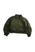 A Green Lightweight Jackets from Petit Main in size 2T for girl. (Front View)