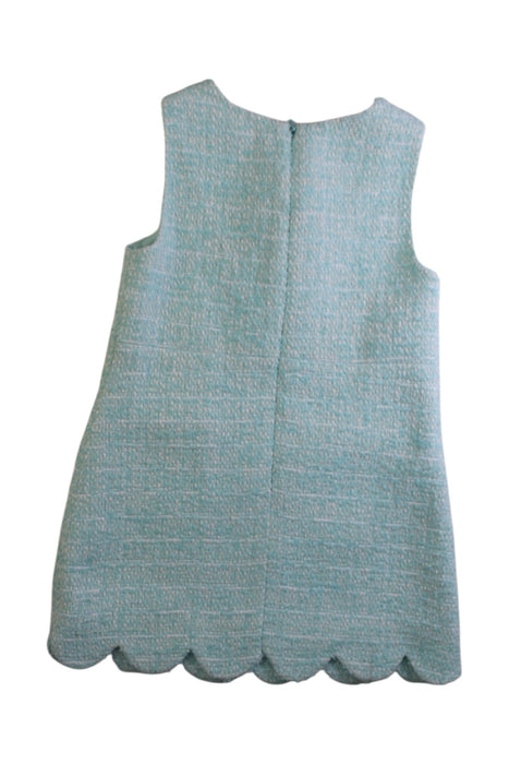 A Blue Sleeveless Dresses from Self-Portrait in size 3T for girl. (Back View)