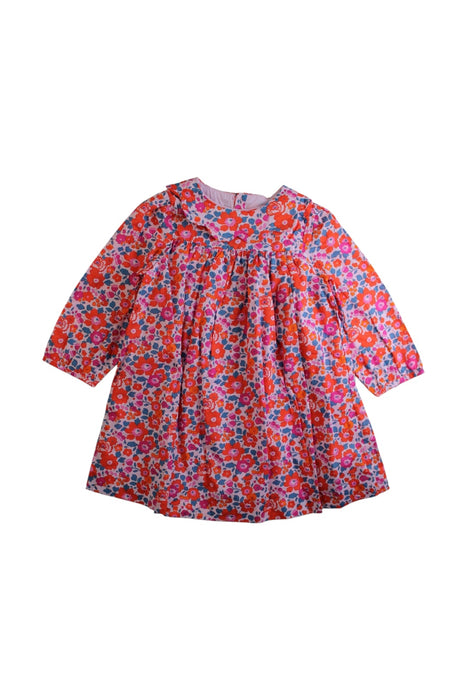 A Multicolour Long Sleeve Dresses from Jacadi in size 2T for girl. (Front View)