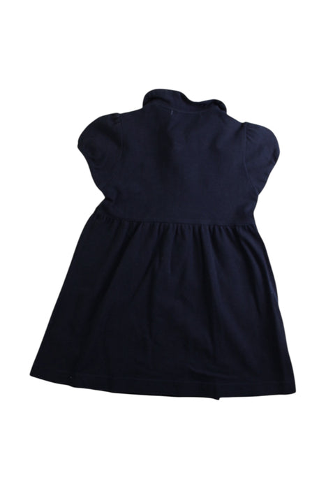 A Navy Short Sleeve Dresses from Familiar in size 2T for girl. (Back View)