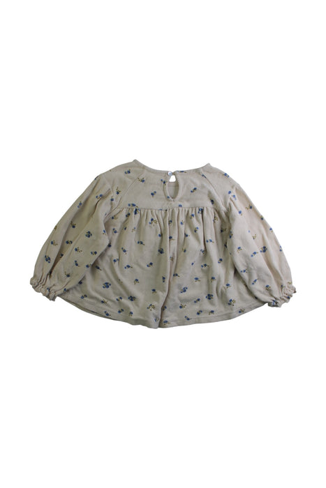 A Beige Long Sleeve Tops from Konges Sløjd in size 3T for girl. (Back View)