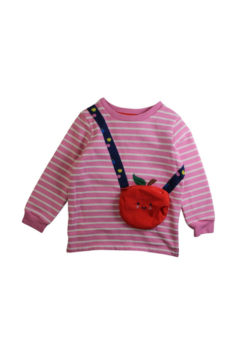 A Pink Sweatshirts from Boden in size 3T for girl. (Front View)