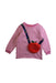 A Pink Sweatshirts from Boden in size 3T for girl. (Front View)