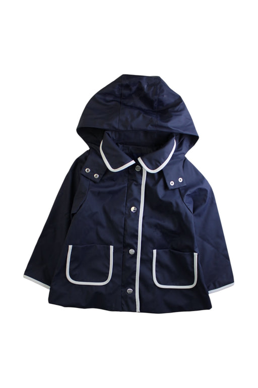 A Navy Rain Jackets from Jacadi in size 4T for neutral. (Front View)