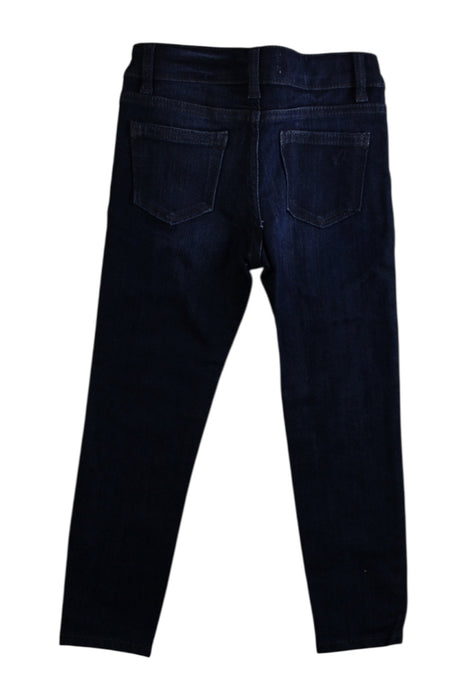 A Navy Jeans from DL1961 in size 5T for girl. (Back View)