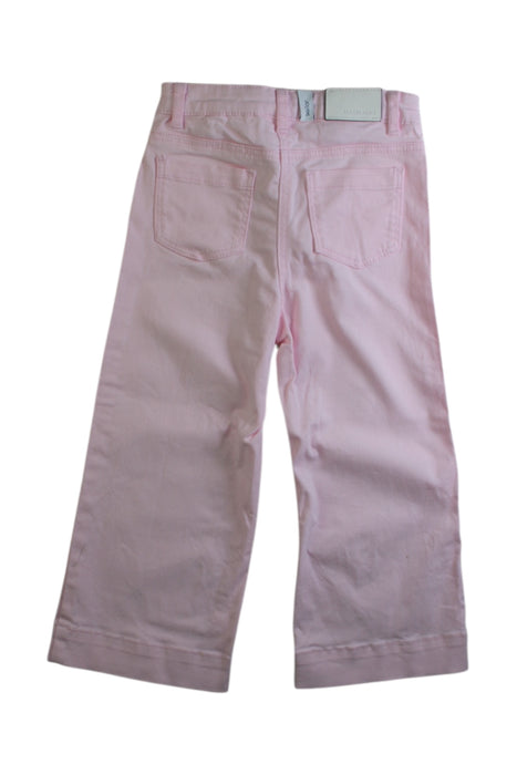 A Pink Casual Pants from Jacadi in size 4T for girl. (Back View)