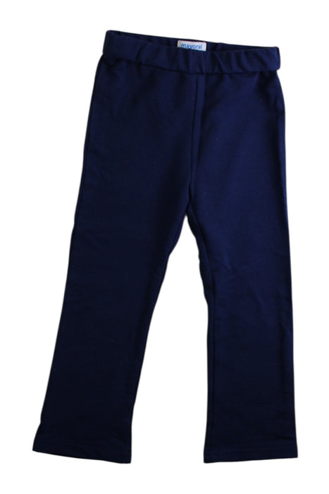 A Navy Leggings from Mayoral in size 2T for girl. (Front View)