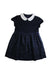 A Navy Short Sleeve Dresses from Familiar in size 2T for girl. (Front View)