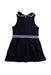 A Navy Sleeveless Dresses from Jacadi in size 4T for girl. (Back View)