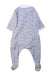 A Navy Onesies from Petit Bateau in size 3-6M for boy. (Back View)