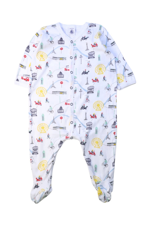 A Multicolour Onesies from Petit Bateau in size 3-6M for boy. (Front View)