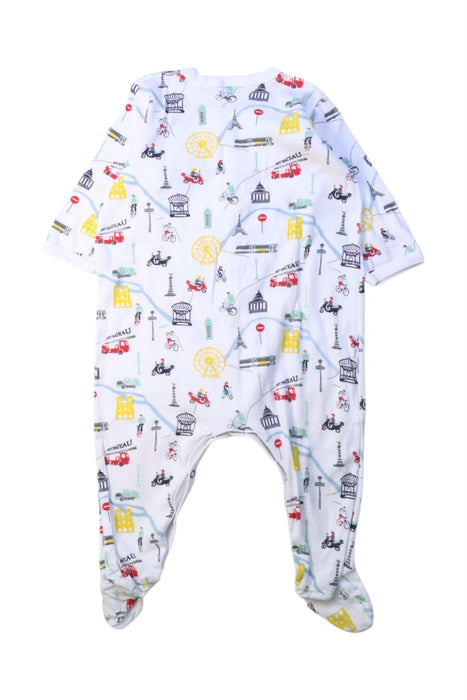 A Multicolour Onesies from Petit Bateau in size 3-6M for boy. (Back View)
